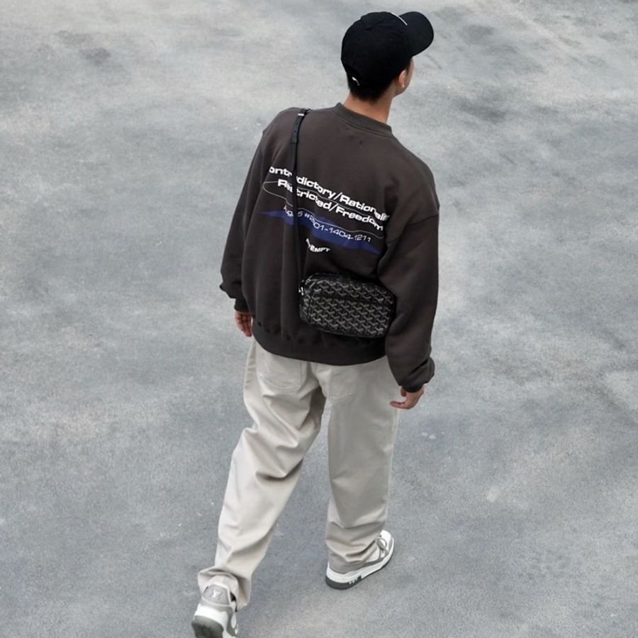GOYARD 戈雅 Cap-Vert PM 經典 Y 字老花塗層帆布相機包 / 斜背包 / 單肩包(黑色)-2