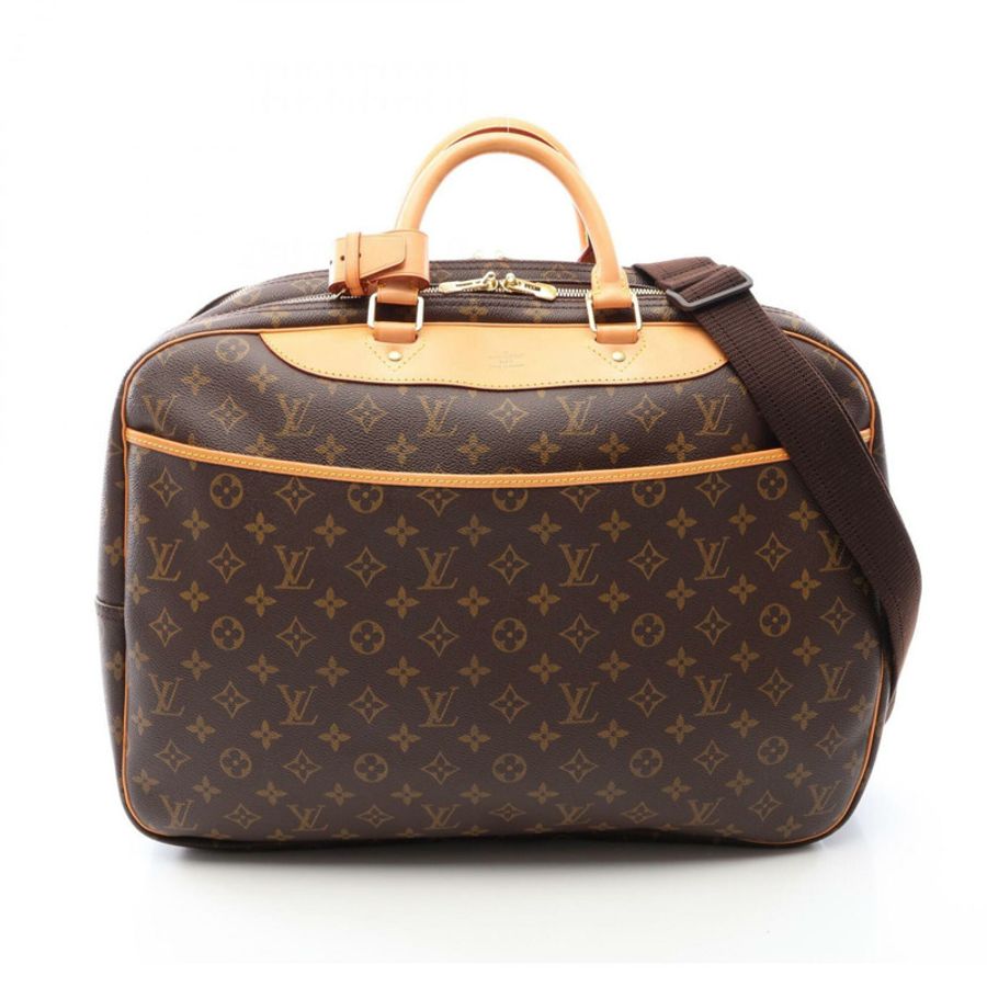 路易威登 (Louis Vuitton) Alizé 24H Monogram 2-Way Boston Bag 手提包 塗層帆布 皮革 男款 女款 棕色 M41399-0