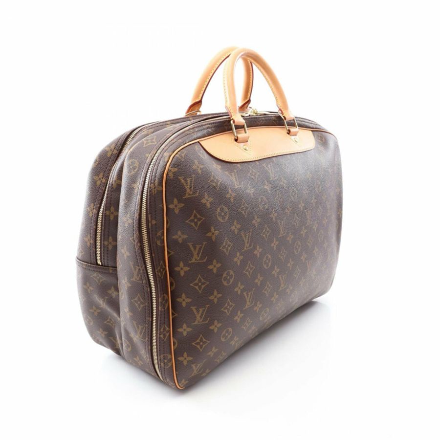 路易威登 (Louis Vuitton) Alizé 24H Monogram 2-Way Boston Bag 手提包 塗層帆布 皮革 男款 女款 棕色 M41399-1