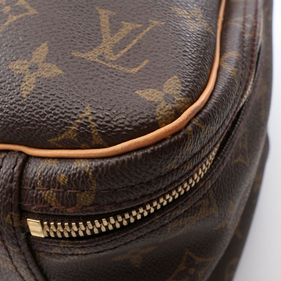 路易威登 (Louis Vuitton) Alizé 24H Monogram 2-Way Boston Bag 手提包 塗層帆布 皮革 男款 女款 棕色 M41399-7