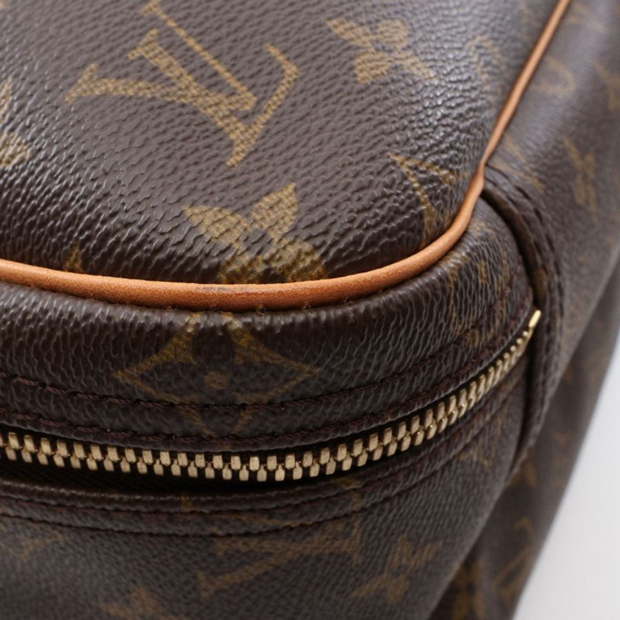 路易威登 (Louis Vuitton) Alizé 24H Monogram 2-Way Boston Bag 手提包 塗層帆布 皮革 男款 女款 棕色 M41399-8