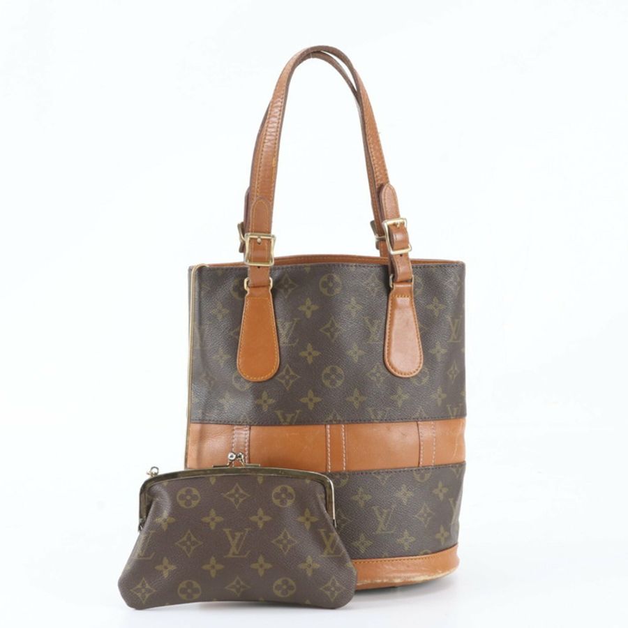 路易威登 Monogram Bucket PM T42238 皮革手提包/單肩包(女款)-0