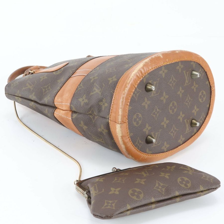 路易威登 Monogram Bucket PM T42238 皮革手提包/單肩包(女款)-4