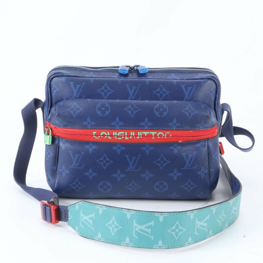 路易威登 Messenger PM Monogram Pacific M43829 男士真皮單肩包-0