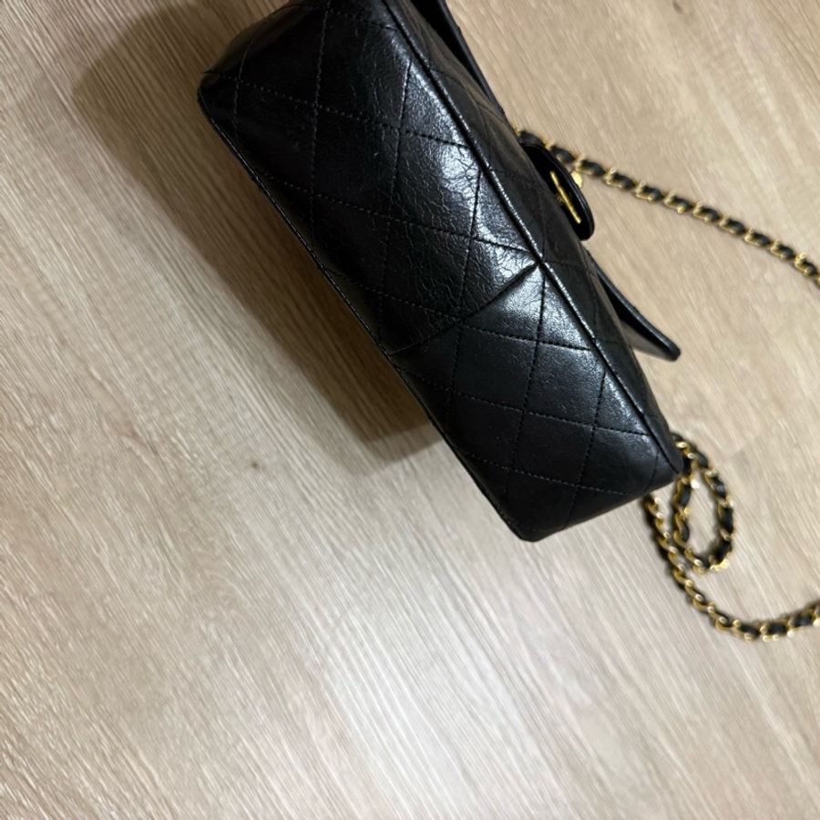 瑞奇二手精品 Chanel 老香 方胖 美品 鏈包-6