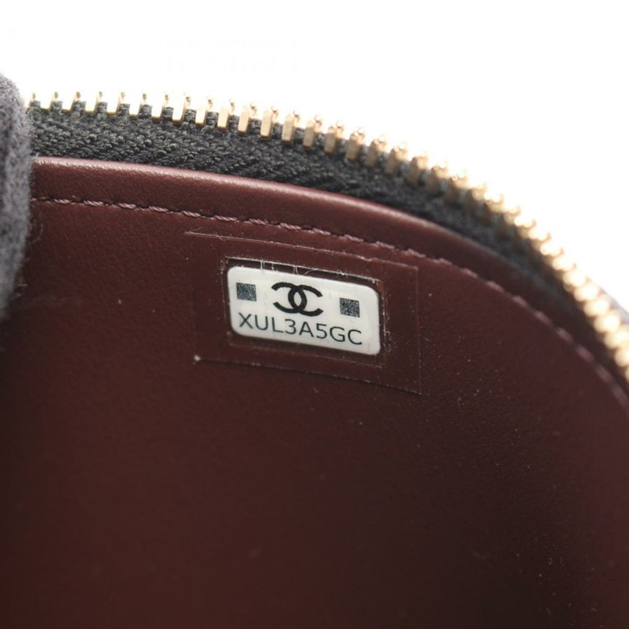 香奈兒 Matelassé 小號化妝單肩包/手提包,帶鏡子,魚子醬紋小牛皮(粒面小牛皮),女士,黑色,AP1341-4