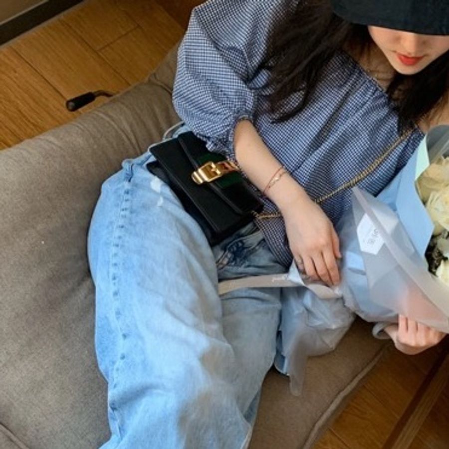 未使用 Gucci古馳Sylvie黑金塞爾維亞超迷你鏈條包 附件 塵袋-7