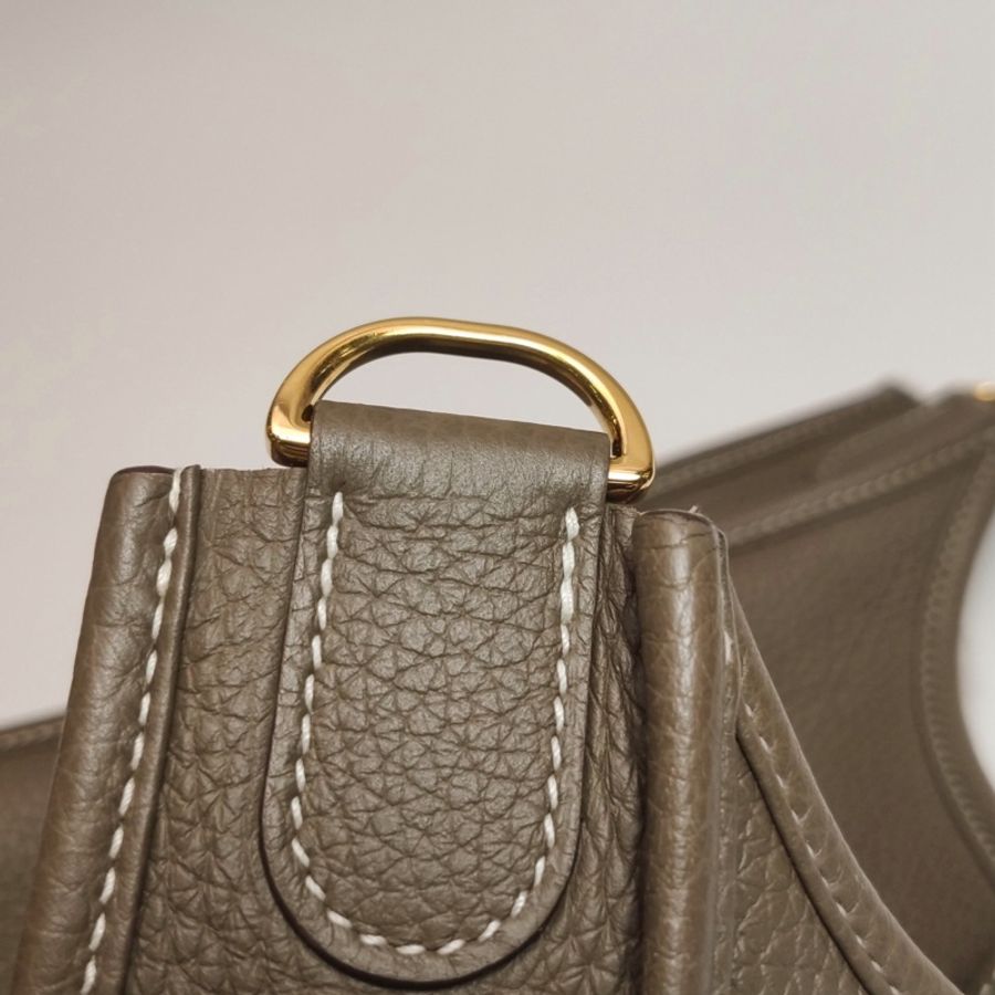 Hermes 愛馬仕 Evelyne 29 大象灰金扣 Y 刻-19