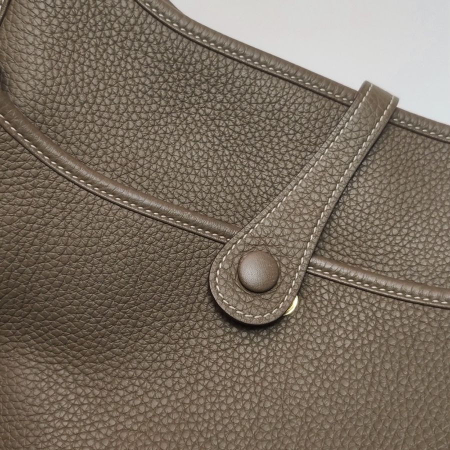 Hermes 愛馬仕 Evelyne 29 大象灰金扣 Y 刻-22