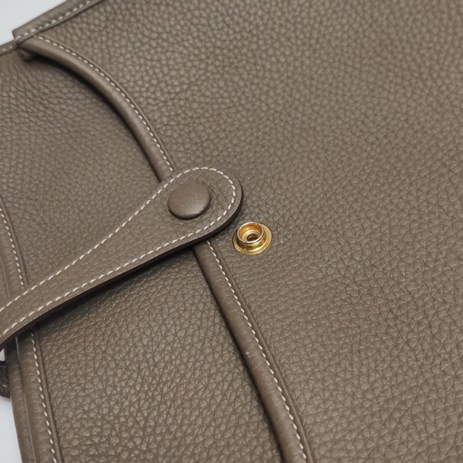 Hermes 愛馬仕 Evelyne 29 大象灰金扣 Y 刻-23