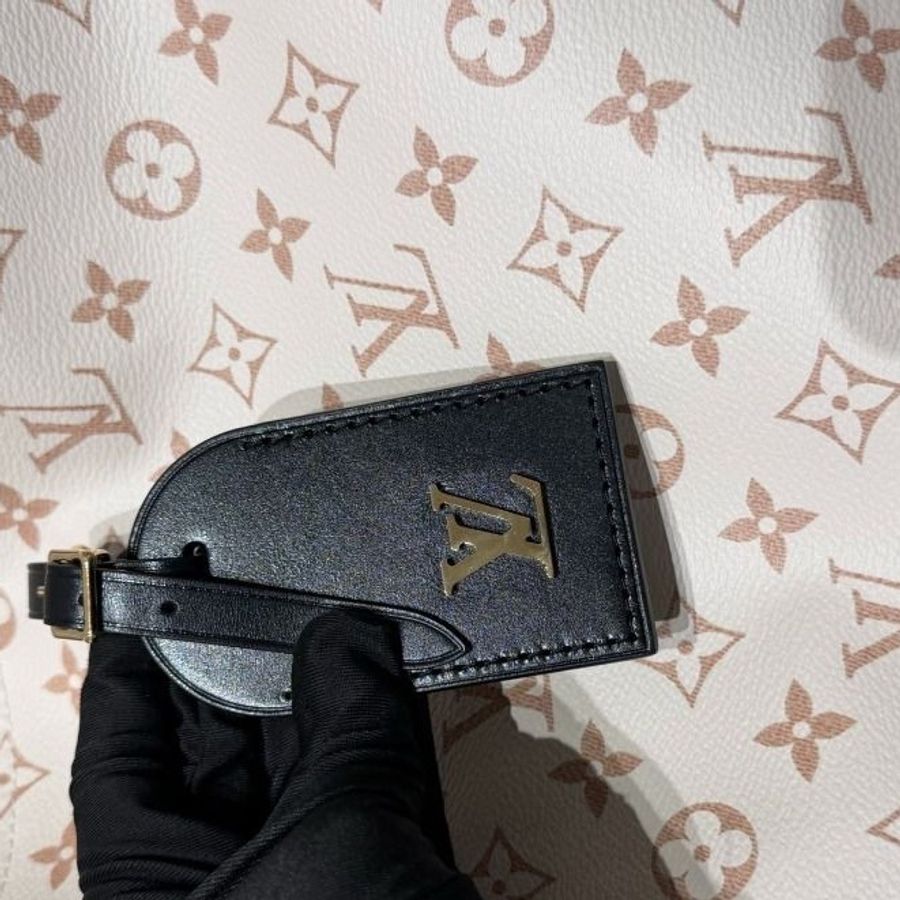 LV 沙色沙丘老花atlantis大號子母包菜籃子芯片款 34*13*32.5 95新 配件子袋 塵袋-5