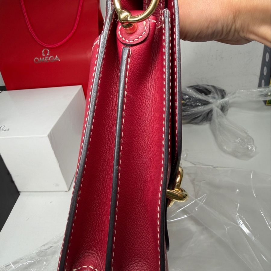 Hermes/愛馬仕 roulis23豬鼻子包,金扣 X刻-3