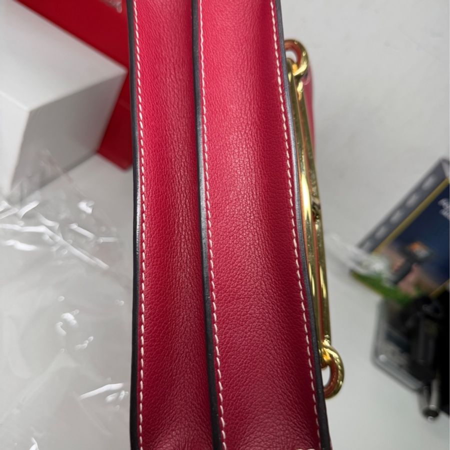 Hermes/愛馬仕 roulis23豬鼻子包,金扣 X刻-4
