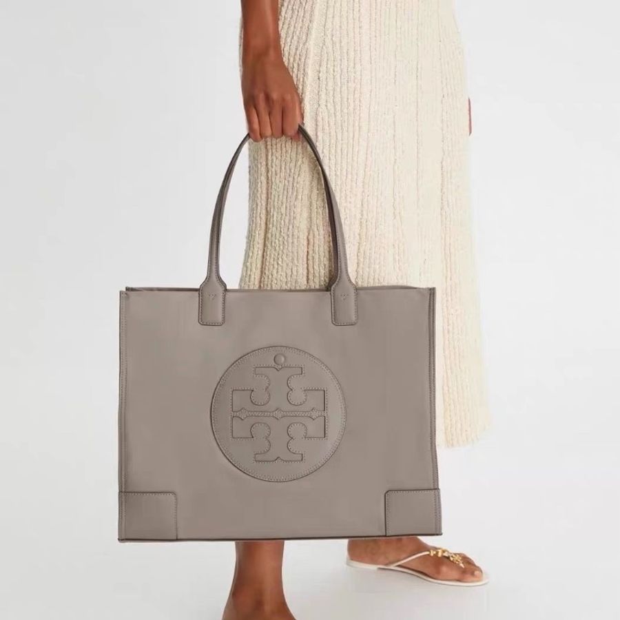 Tory Burch TB大號 新款購物包托特包 43*32*16cm 95新 配件塵袋-0