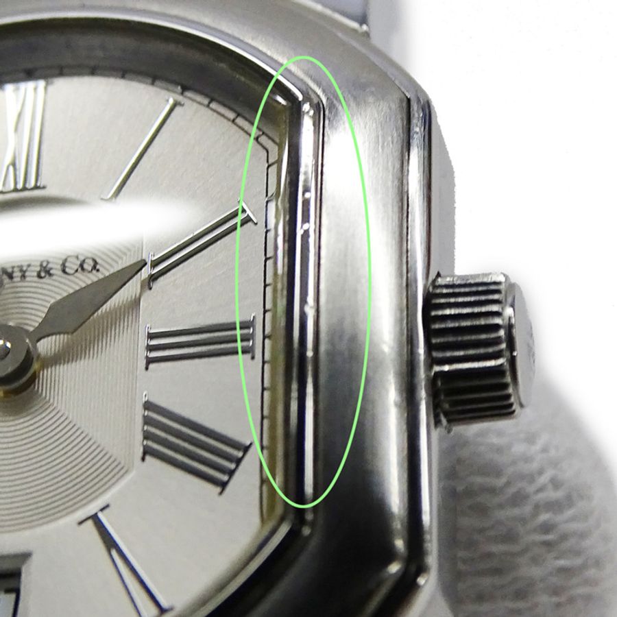 Tiffany & Co.) 女士腕錶，Mark Coupe 日期顯示款，石英機芯，不鏽鋼 (SS)，型號 17093355，銀色-8