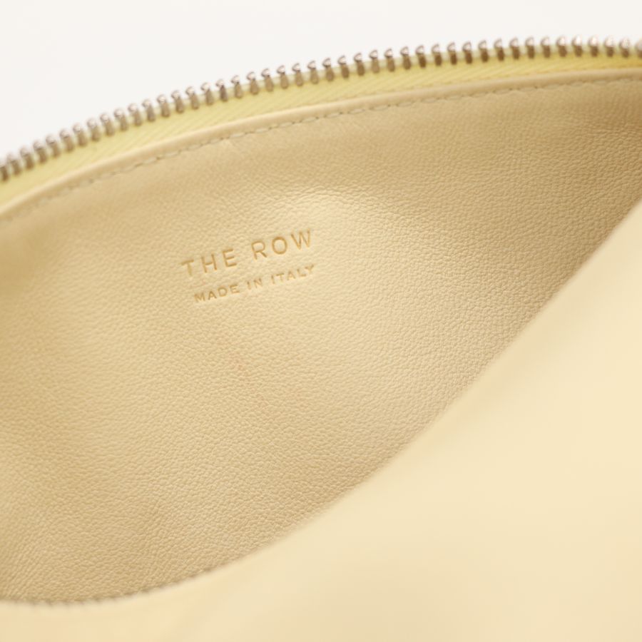 The Row 小雞黃🐣 鵝黃色 羊皮 鉛筆包 手提包 小廢包-7