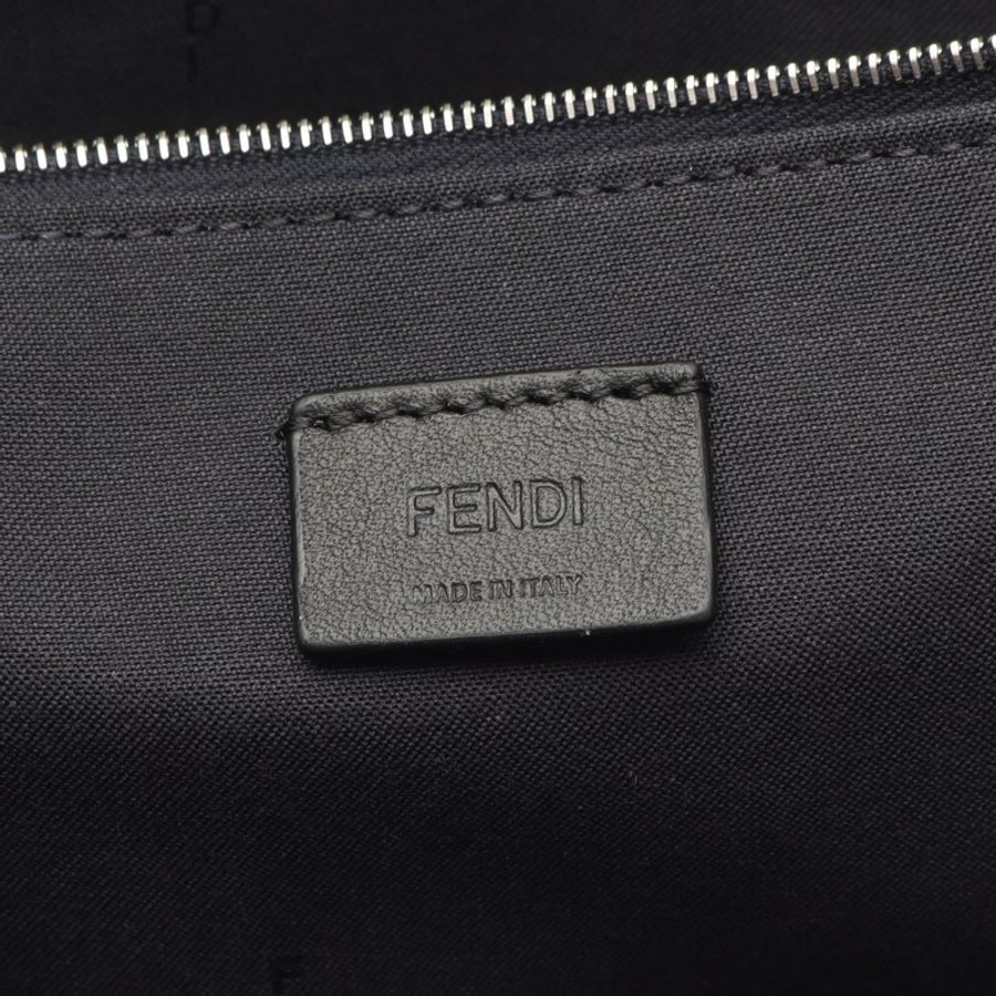 FENDI FF 購物中型托特包 7VA657AUGOF1SCG 帆布皮革 藍色 全新 男女通用-3