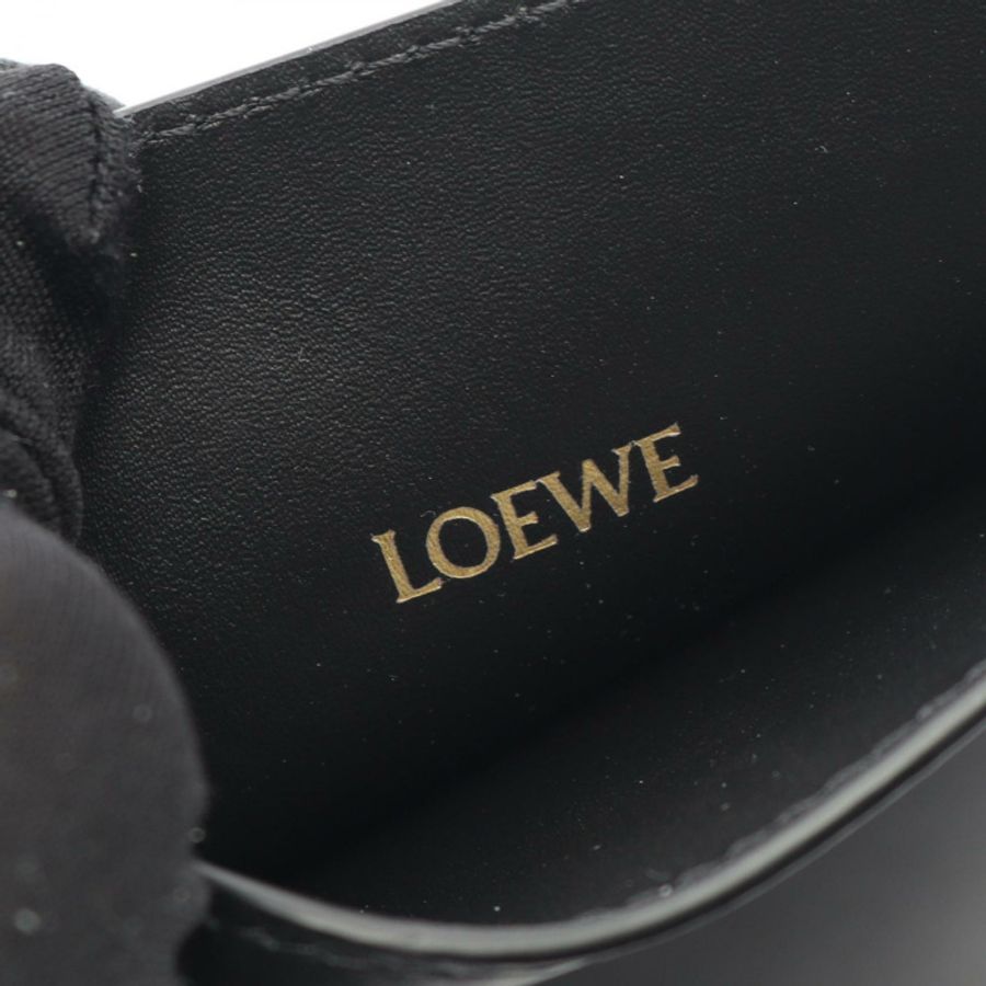 LOEWE Pebble Dice Pocket 單肩包 CPBPR12X021100 黑色皮革 全新 女士 GHW-3