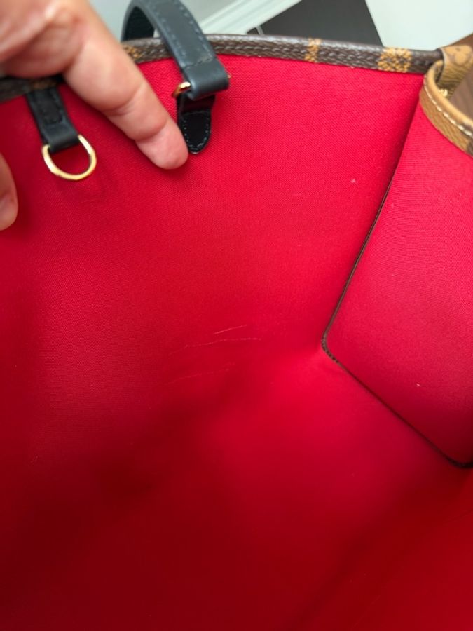 Lv ON THE GO MM 拼色托特包(M45321)-8