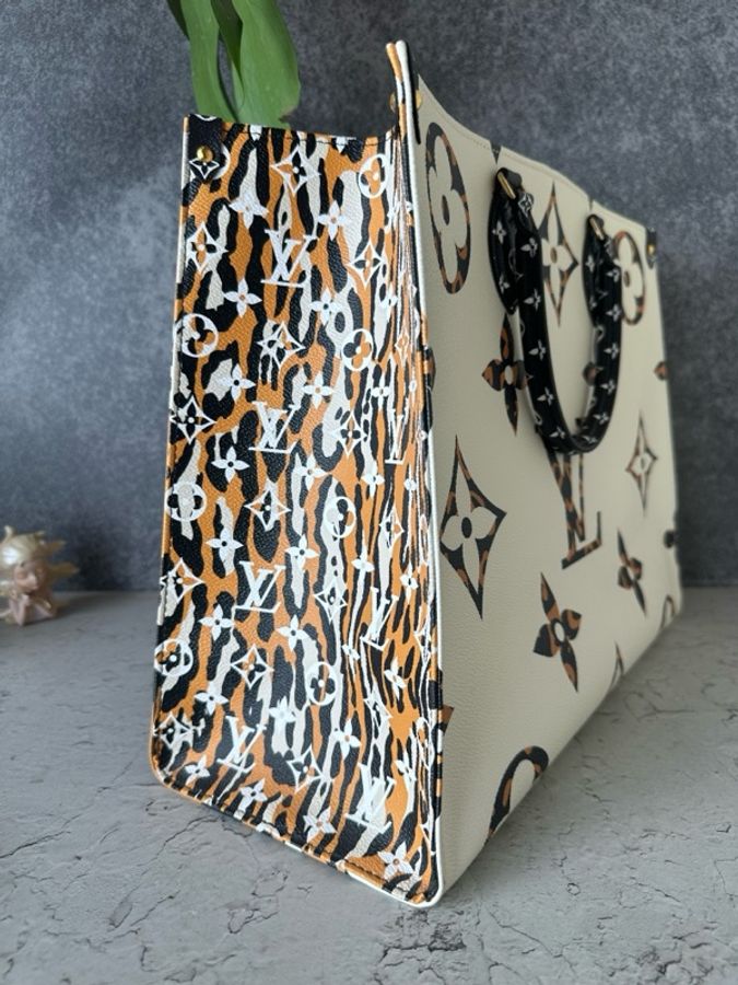 路易威登/Louis Vuitton onthego大號叢林秀款限定99新-2