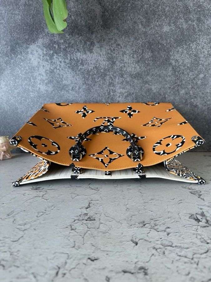 路易威登/Louis Vuitton onthego大號叢林秀款限定99新-4
