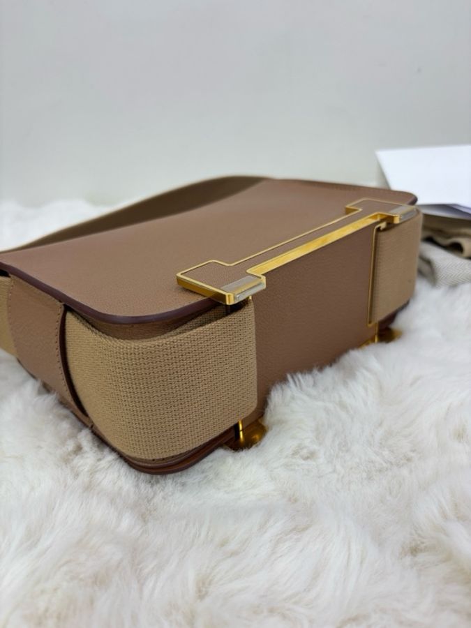 Hermes 愛馬仕 geta山羊皮雀木色拼奶茶色金扣U刻 有購證 full set-4