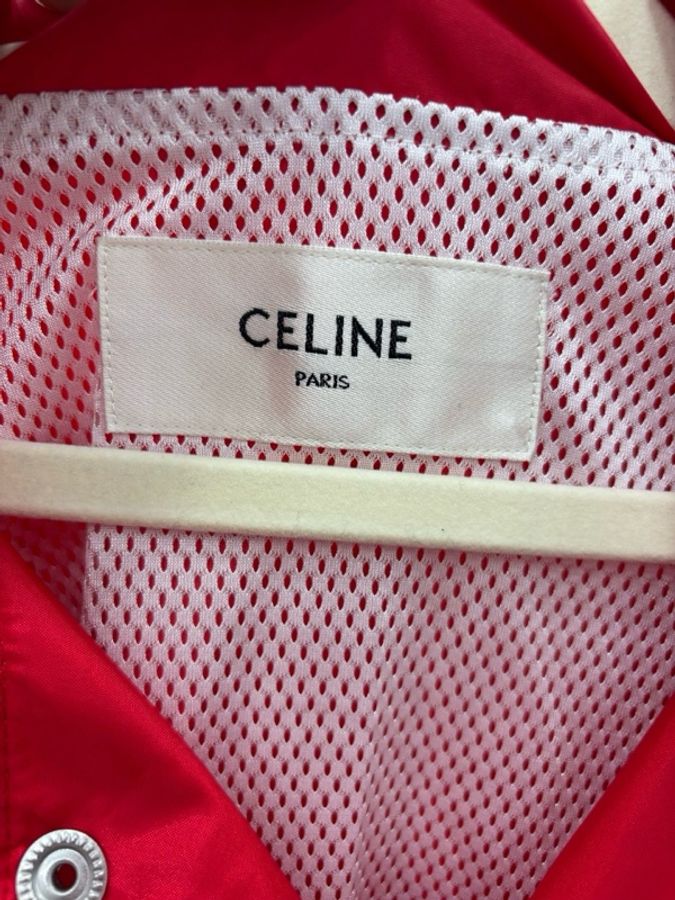 Celine 紅色上衣限定影集SS22logo 男款 52碼 閒置未穿過-3