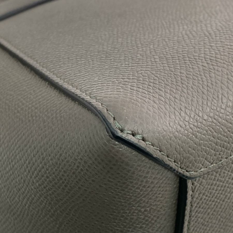 △ CELINE 思琳 Grey Calfskin Nano Belt Bag 2 way bag 灰色小牛皮兩用袋-267012916-6