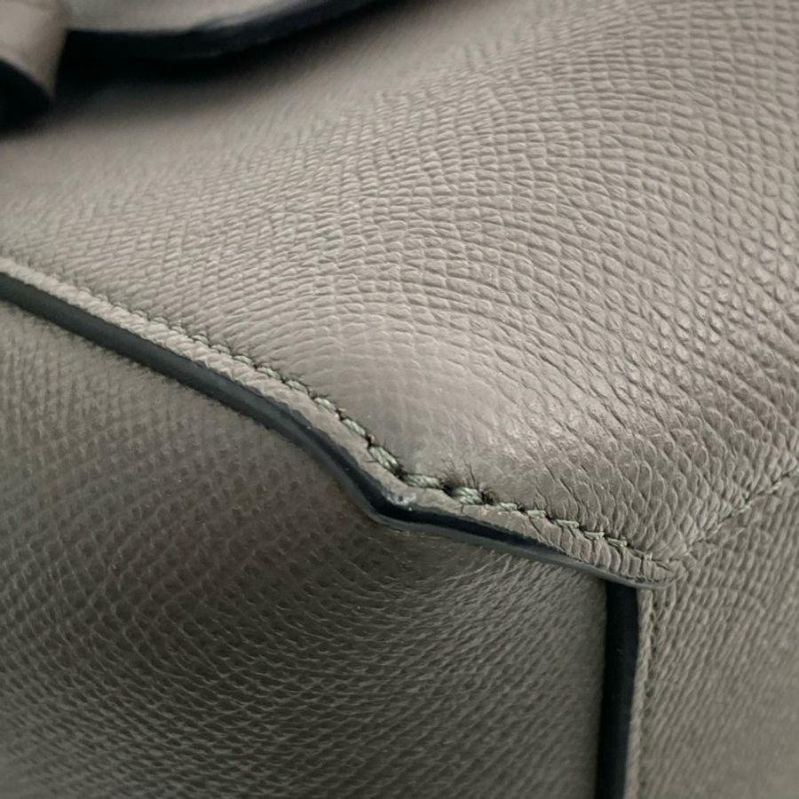 △ CELINE 思琳 Grey Calfskin Nano Belt Bag 2 way bag 灰色小牛皮兩用袋-267012916-8