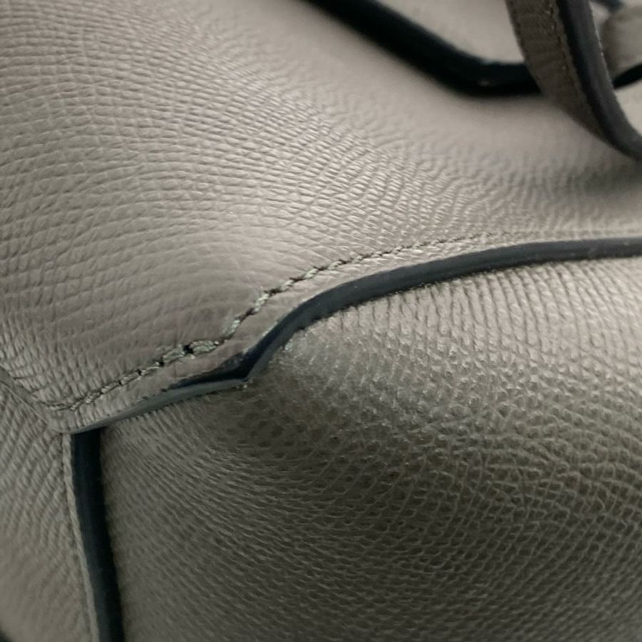 △ CELINE 思琳 Grey Calfskin Nano Belt Bag 2 way bag 灰色小牛皮兩用袋-267012916-9