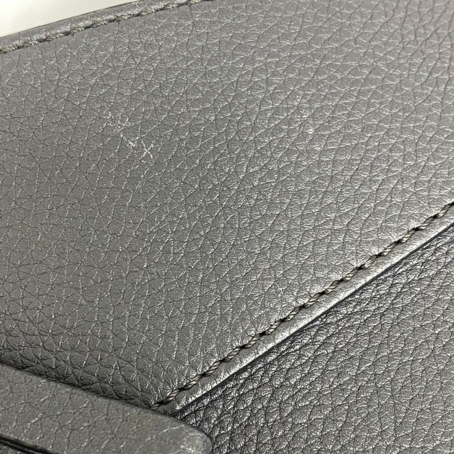 ☆ LOEWE 羅意威 Grey Calfskin Hammock 2 way bag 灰色小牛皮兩用袋-267012782-21