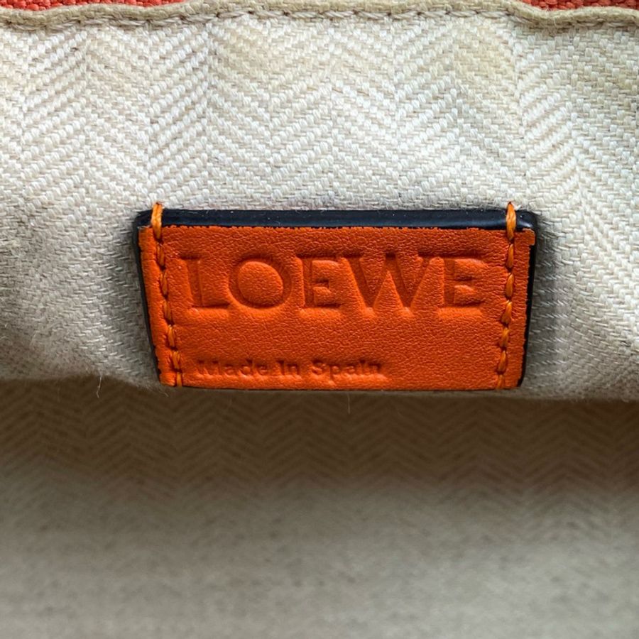 △ LOEWE 羅意威 Orange Calfskin Puzzle 2 way bag 橙色小牛皮兩用袋-267013057-14