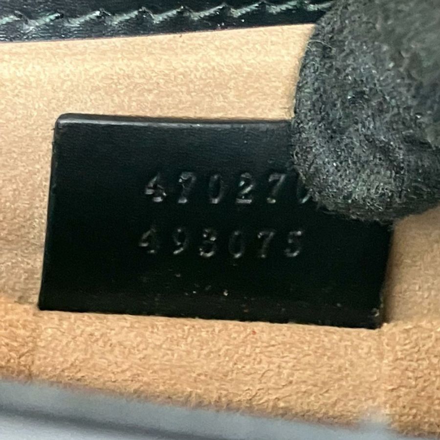 ☆ GUCCI 古馳 Black Calfskin Sylvie 2 way bag 黑色小牛皮兩用袋 470270-267013177-19