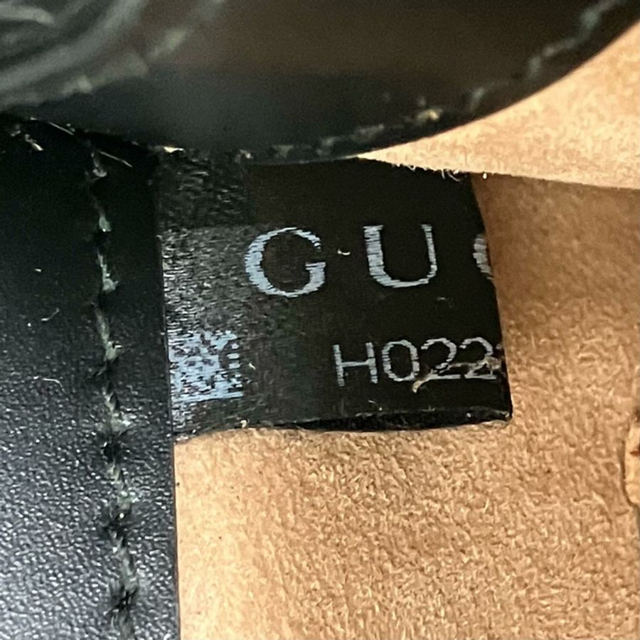 ☆ GUCCI 古馳 Black Calfskin Sylvie 2 way bag 黑色小牛皮兩用袋 470270-267013177-20