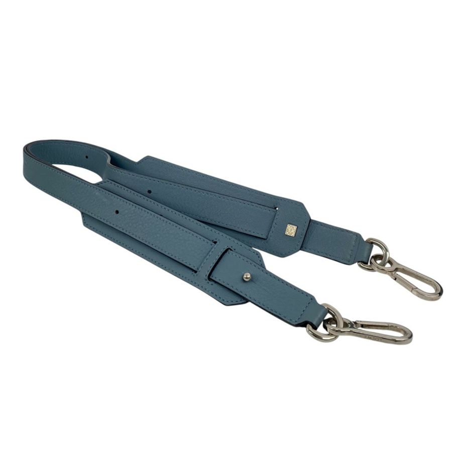 △ LOEWE 羅意威 Blue Calfskin Puzzle 2 way bag 藍色小牛皮兩用袋-267012517-16