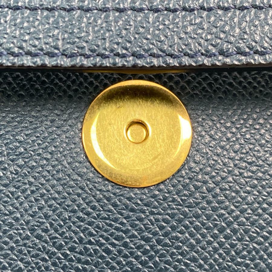 △ CELINE 思琳 Navy Calfskin Nano Belt Bag 2 way bag 深藍色小牛皮兩用袋-267012880-14