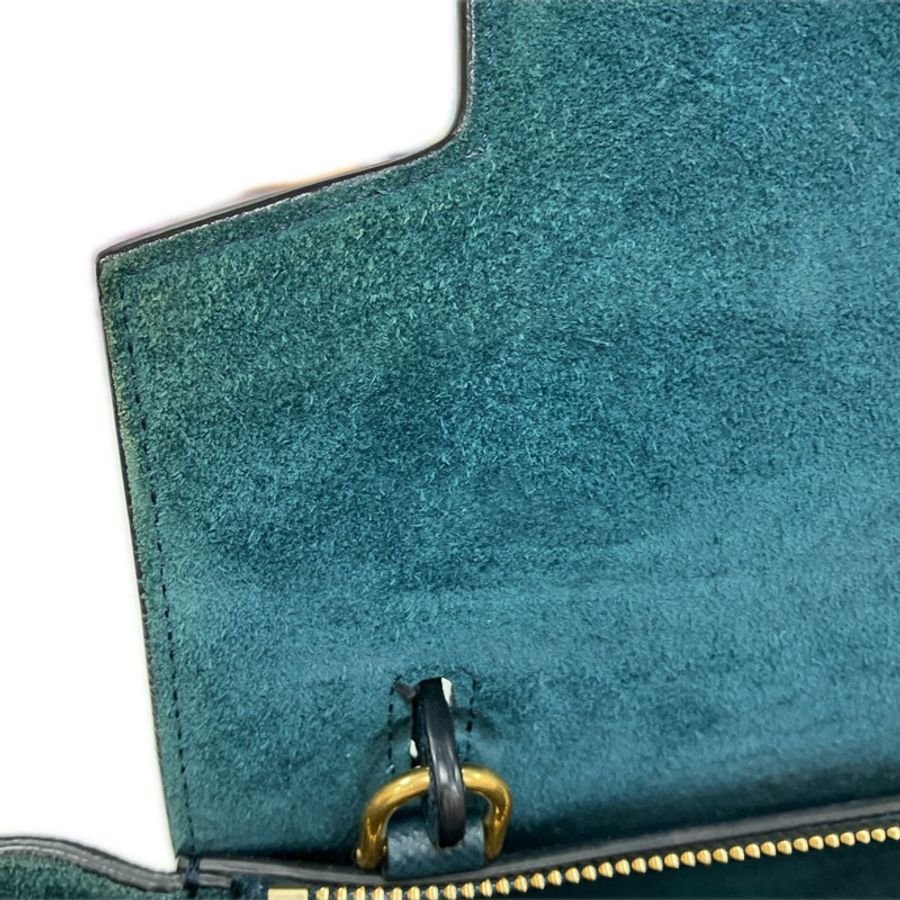 △ CELINE 思琳 Navy Calfskin Nano Belt Bag 2 way bag 深藍色小牛皮兩用袋-267012880-19