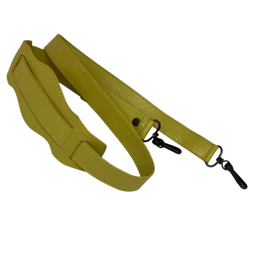 ☆ BALENCIAGA 巴黎世家 Yellow Goatskin Velo 2 way bag 黃色山羊皮兩用袋-267013284-10