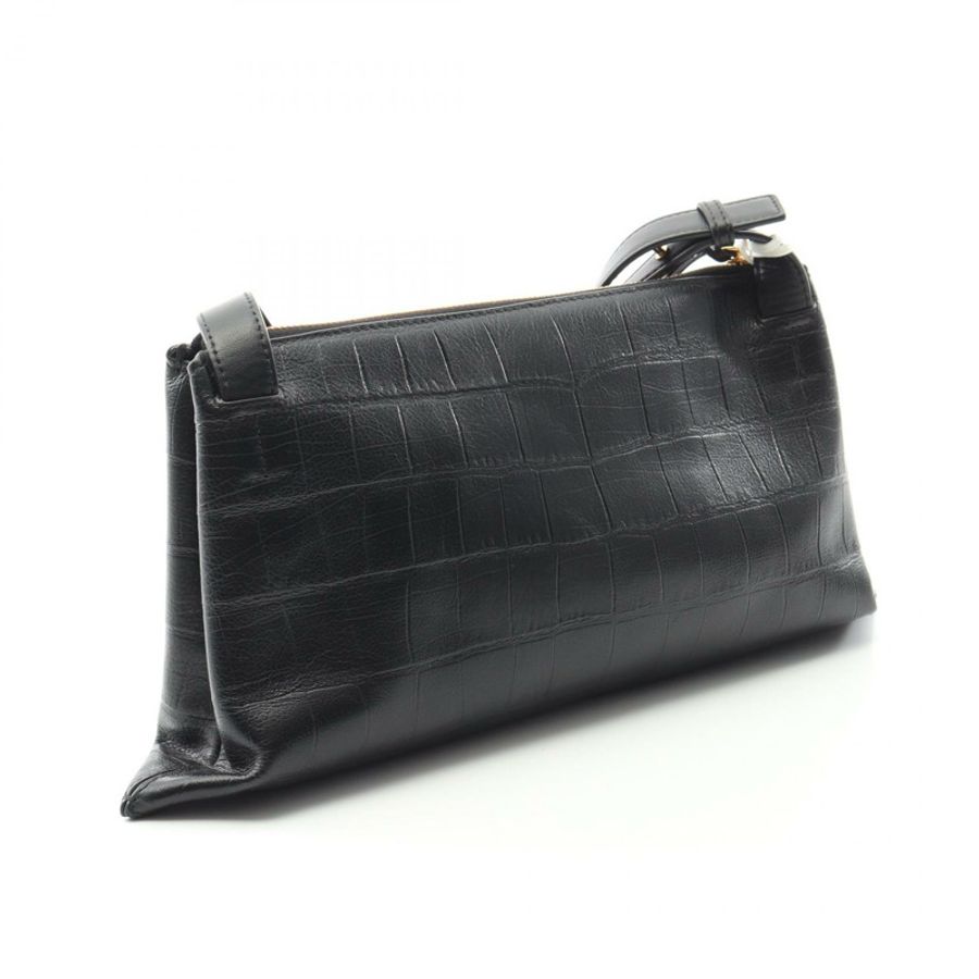 JIL SANDER EMPIRE 小號單肩斜背包,黑色真皮,全新女士款-1