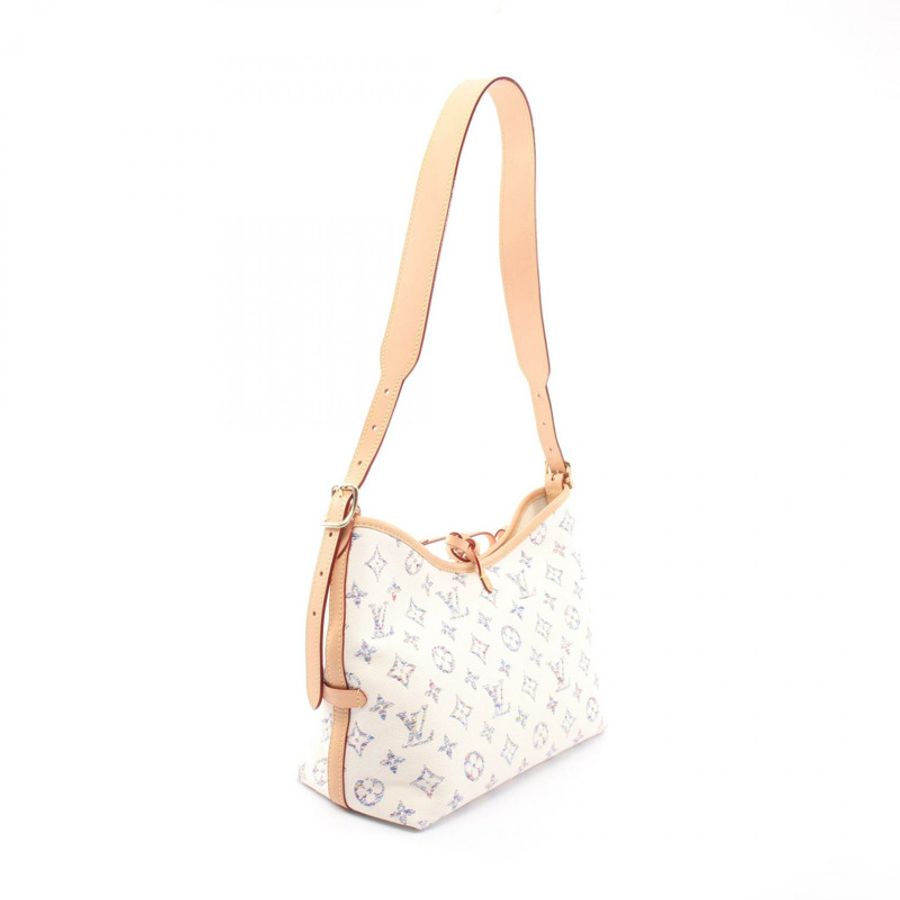 路易威登 Carryall NM PM 單肩包 M24707 Monogram 提花皮革二手-1
