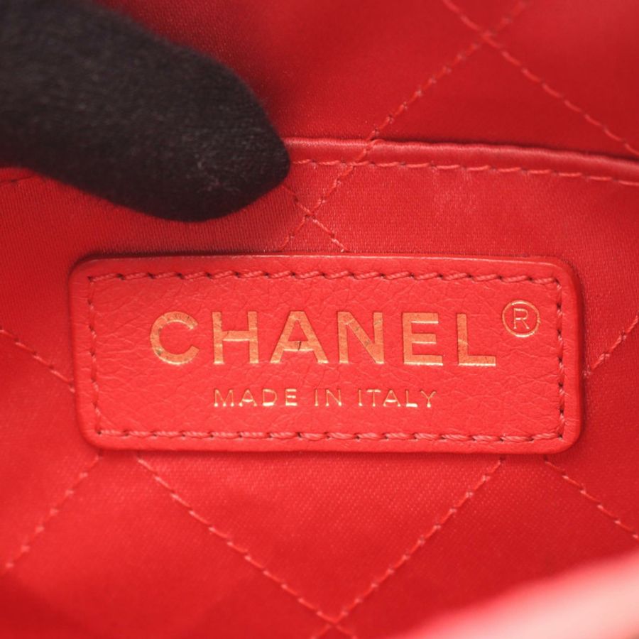 香奈兒 (CHANEL) 菱格紋鏈條肩背包,黑色小牛皮,金色五金,二手女款-3