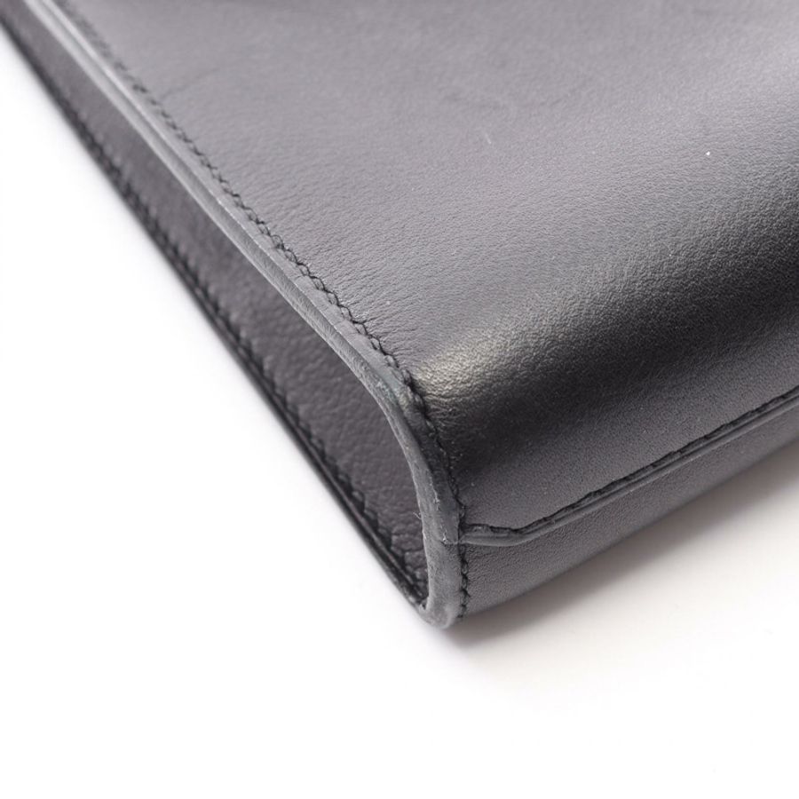 愛馬仕 Sac a depeche 29 肩挎斜挎商務包 Evergrain 黑色 二手-11