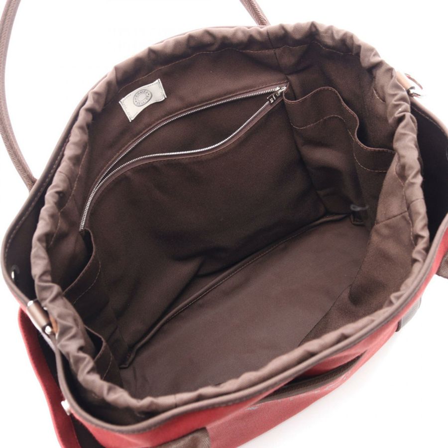 HERMES Sac de Pansage 手提包單肩包 B 068312CK 棉布軍用 V 型 SHW-2