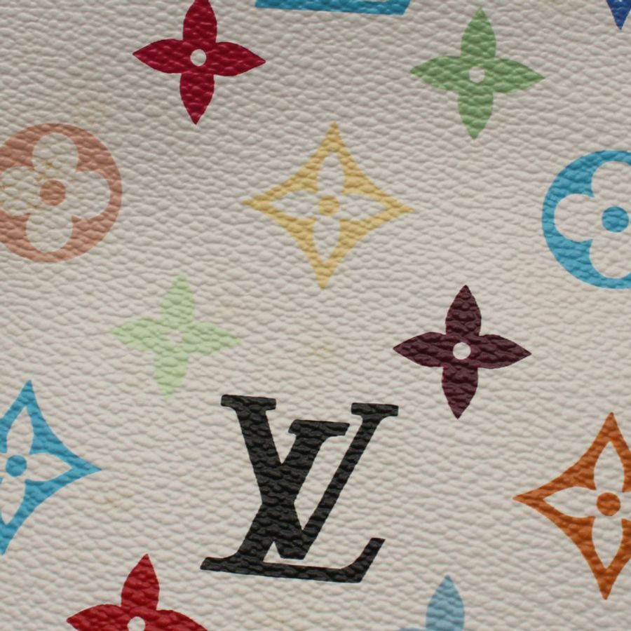路易威登 Boulogne Monogram Multicolor Blanc 肩背包 M92660 PVC塗層帆布皮革 白色 二手 女士-11