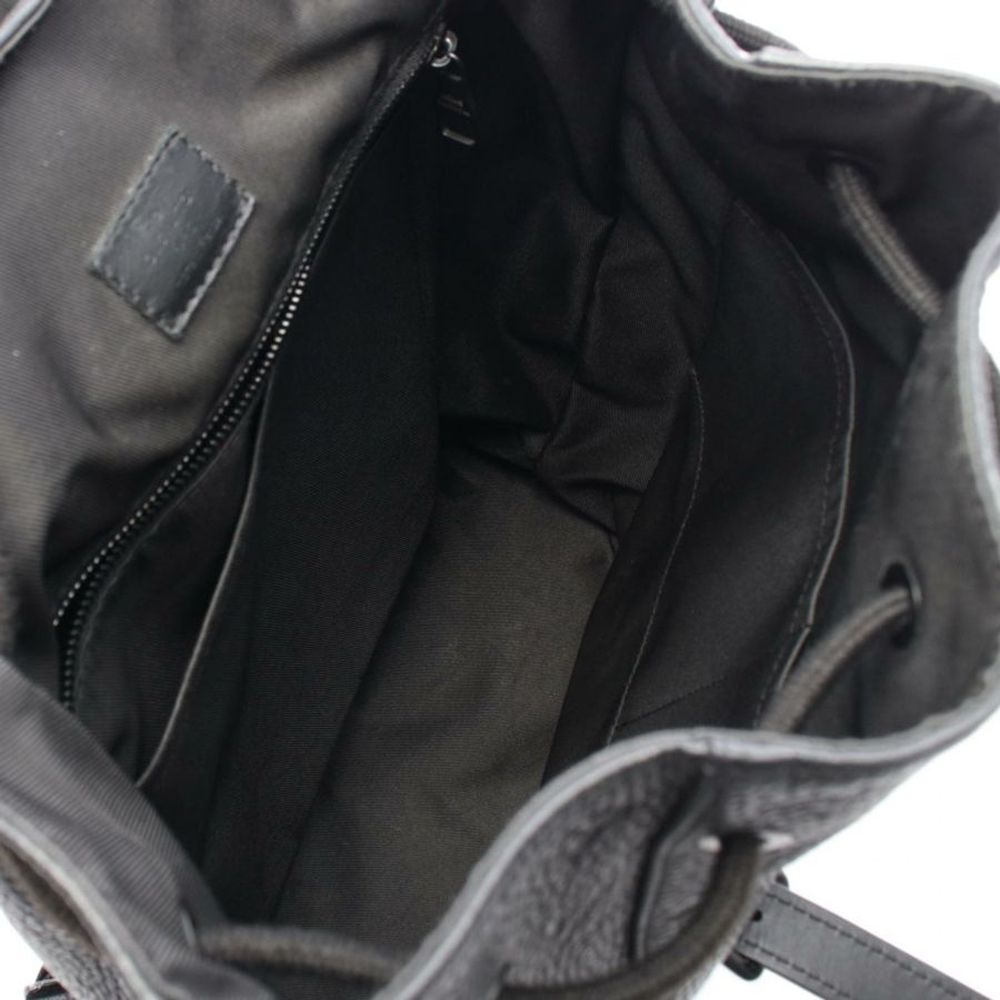 路易威登 Christopher MM Monogram Taurillon Clemence 黑色雙肩包 M55699 Taurillon Clemence 皮革-2