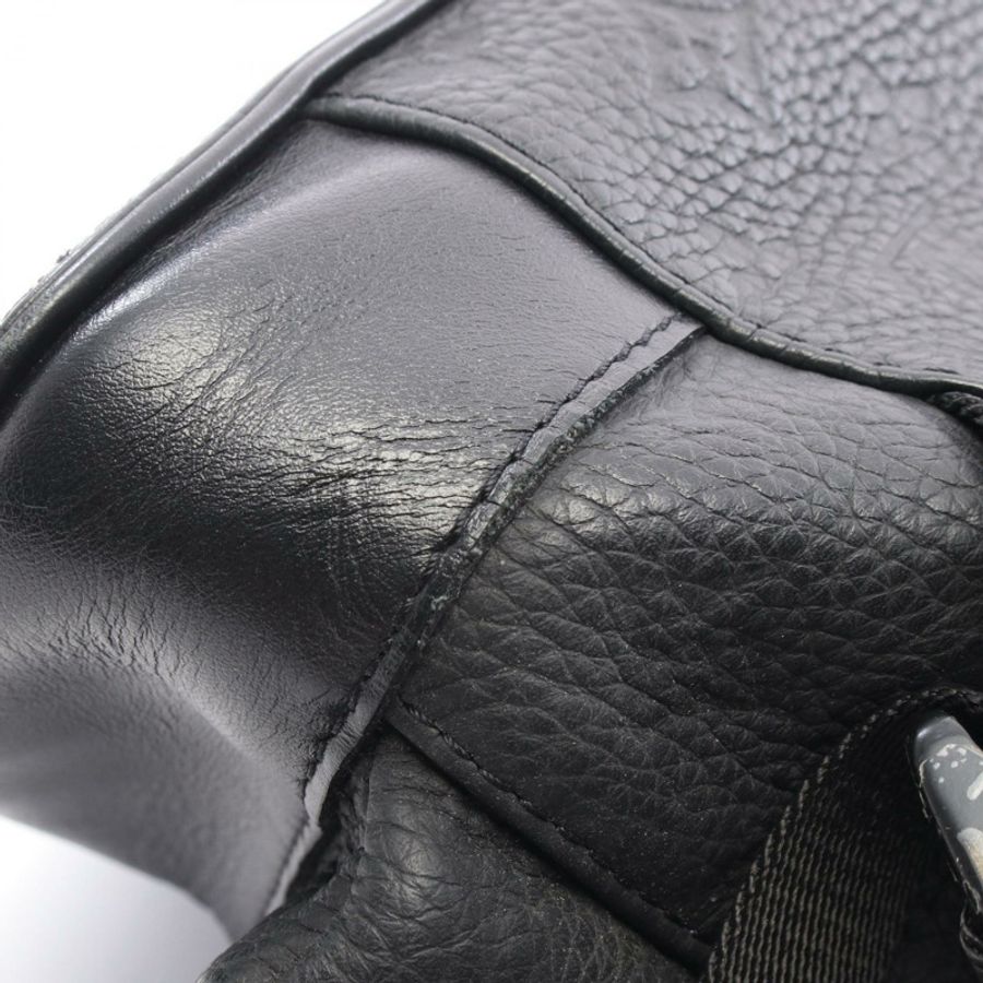 路易威登 Christopher MM Monogram Taurillon Clemence 黑色雙肩包 M55699 Taurillon Clemence 皮革-6