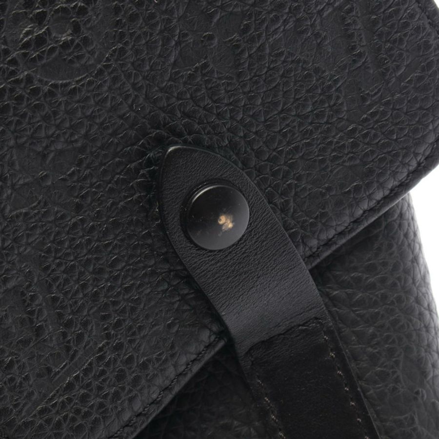路易威登 Christopher MM Monogram Taurillon Clemence 黑色雙肩包 M55699 Taurillon Clemence 皮革-11