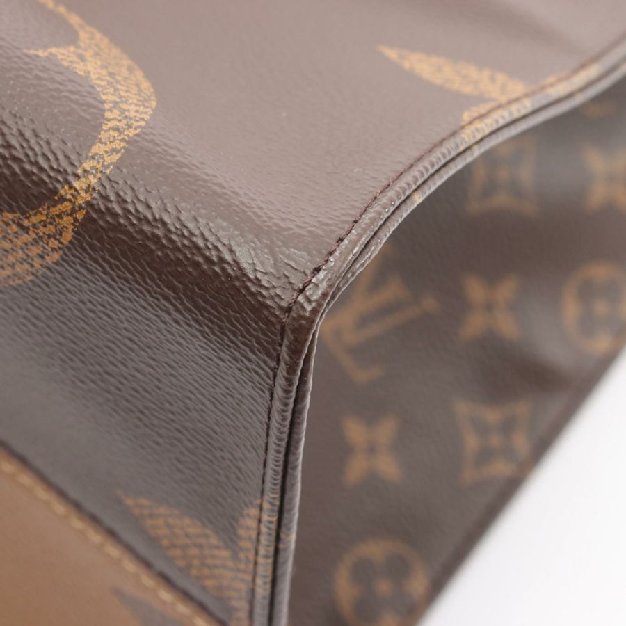 路易威登 OnTheGo GM 單肩手提包 M44576 Monogram Giant Reverse 棕色-5