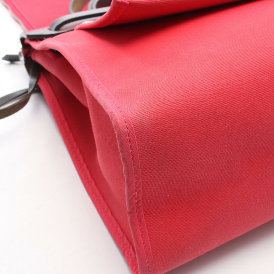 愛馬仕 Herbag Zip PM 單肩手提包,A Toile 軍官獵人玫瑰極致 SHW-7