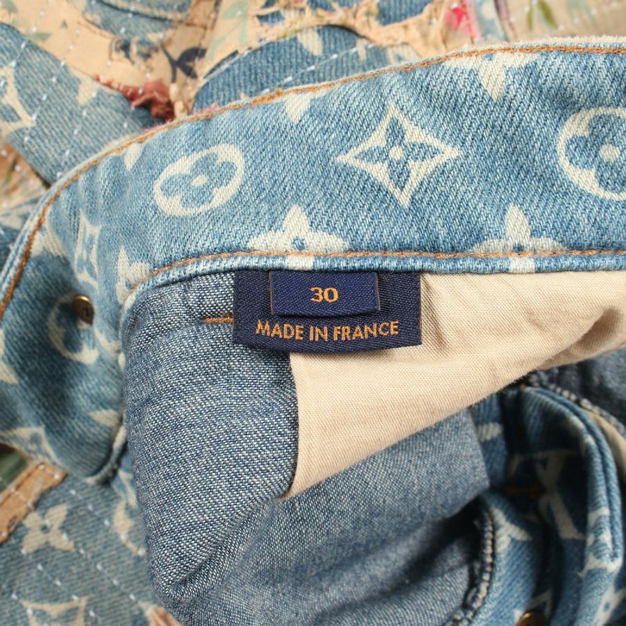 路易威登 (LOUIS VUITTON) 破洞喇叭褲 #30 RM222 JF0 HND90W LV-4